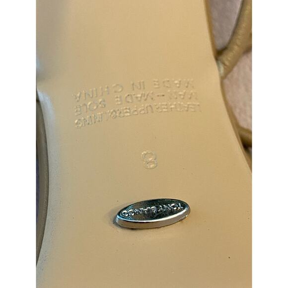 Tony Bianco Mavis Heels Sandal Leather Strappy Pointed Toe Caramel Venice Size 8 - Picture 15 of 15